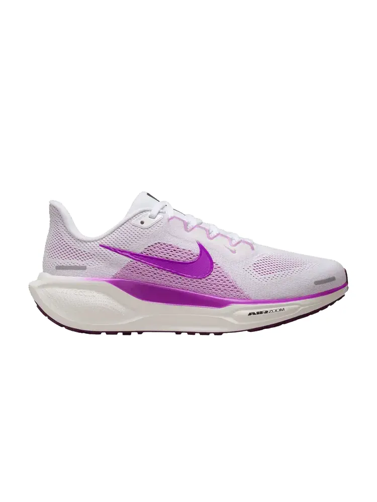 Кроссовки Nike Wmns Air Zoom Pegasus 41 Extra Wide White Hyper Violet — изображение 1 из 1, белый фиолетовый
