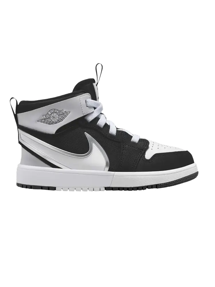 Кроссовки Air Jordan Air Jordan 1 Mid RM EasyOn PS 'Black White' — изображение 1 из 1, черный/белый