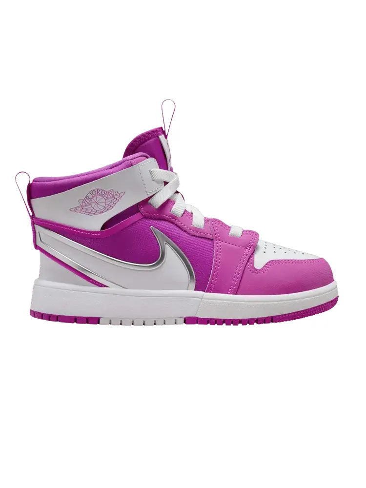 Кроссовки Air Jordan 1 Mid RM EasyOn PS Fire Pink — изображение 1 из 1, розовый