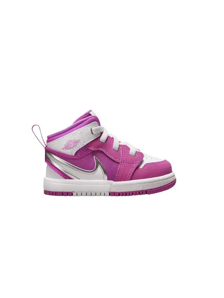 Кроссовки Air Jordan 1 Mid RM EasyOn TD — изображение 1 из 1, розовый