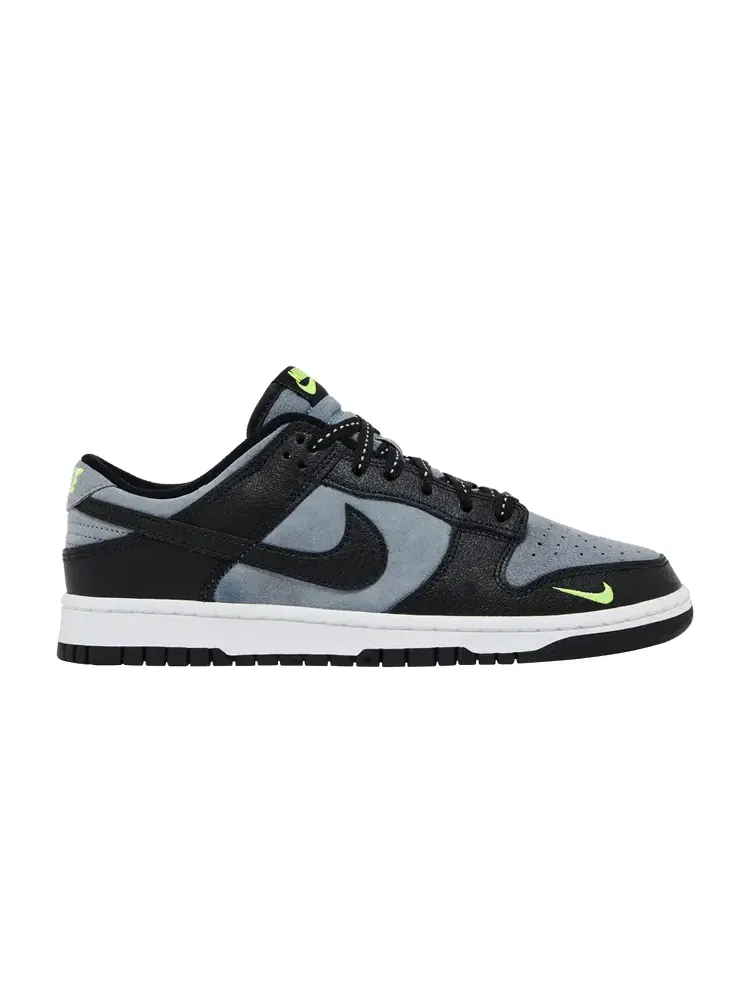 Кроссовки Nike Dunk Low 'Black Grey Green Strike' — изображение 1 из 9, черный