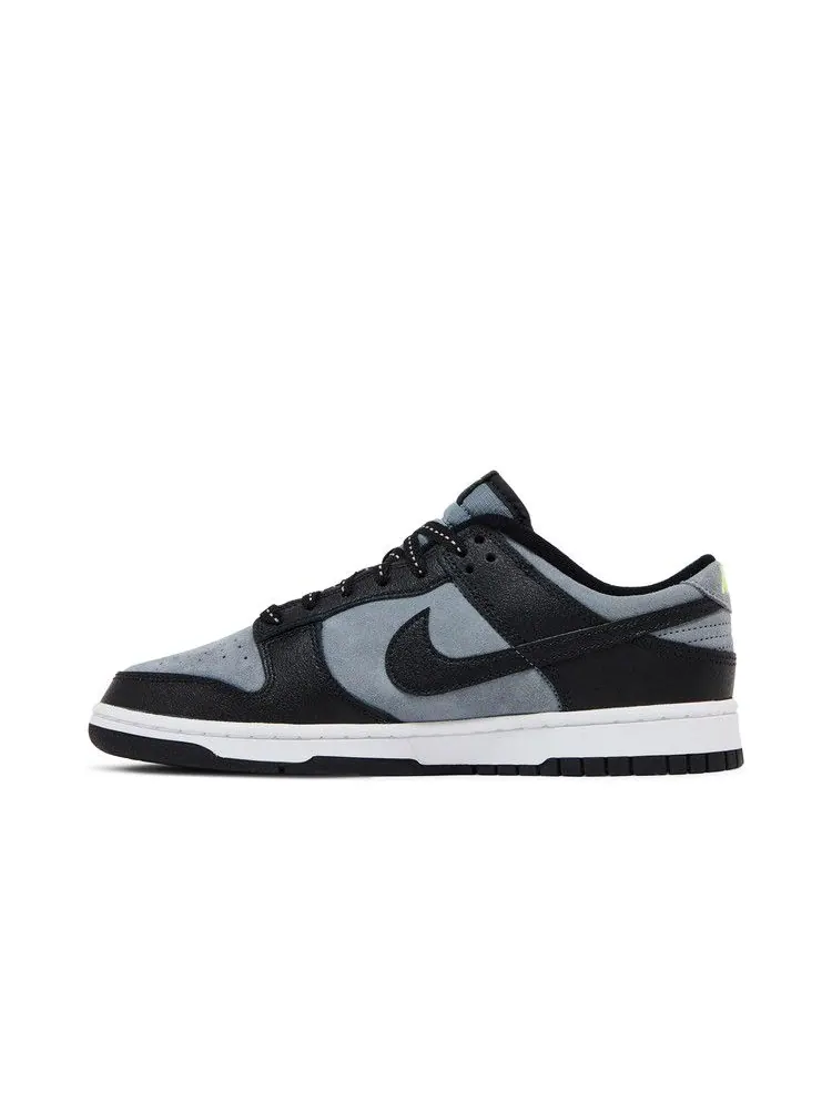 Кроссовки Nike Dunk Low 'Black Grey Green Strike' — изображение 4 из 9, черный