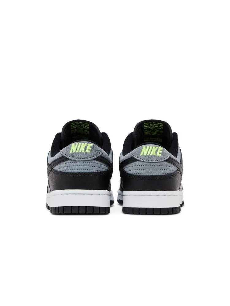 Кроссовки Nike Dunk Low 'Black Grey Green Strike' — изображение 7 из 9, черный