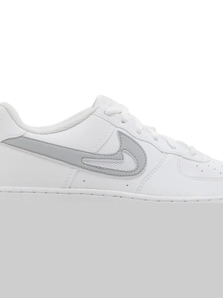 Кроссовки Air Force 1 GS 'Cut Out Swoosh - White Photon Dust' — изображение 2 из 4, белый