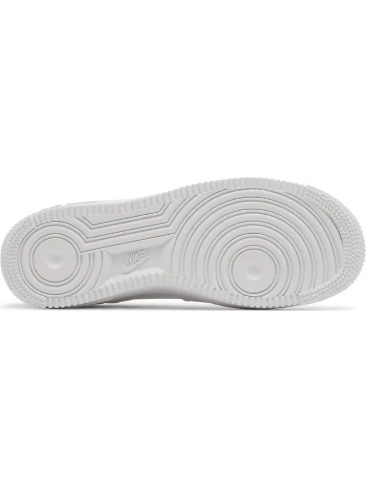 Кроссовки Air Force 1 GS 'Cut Out Swoosh - White Photon Dust' — изображение 4 из 4, белый