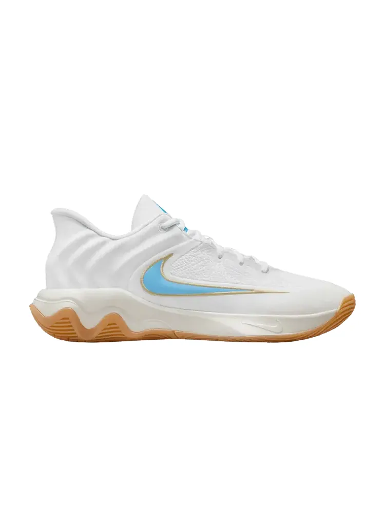 Кроссовки Nike Giannis Immortality 4 'Coconut Milk Aquarius Blue' — изображение 1 из 1, белый//синий