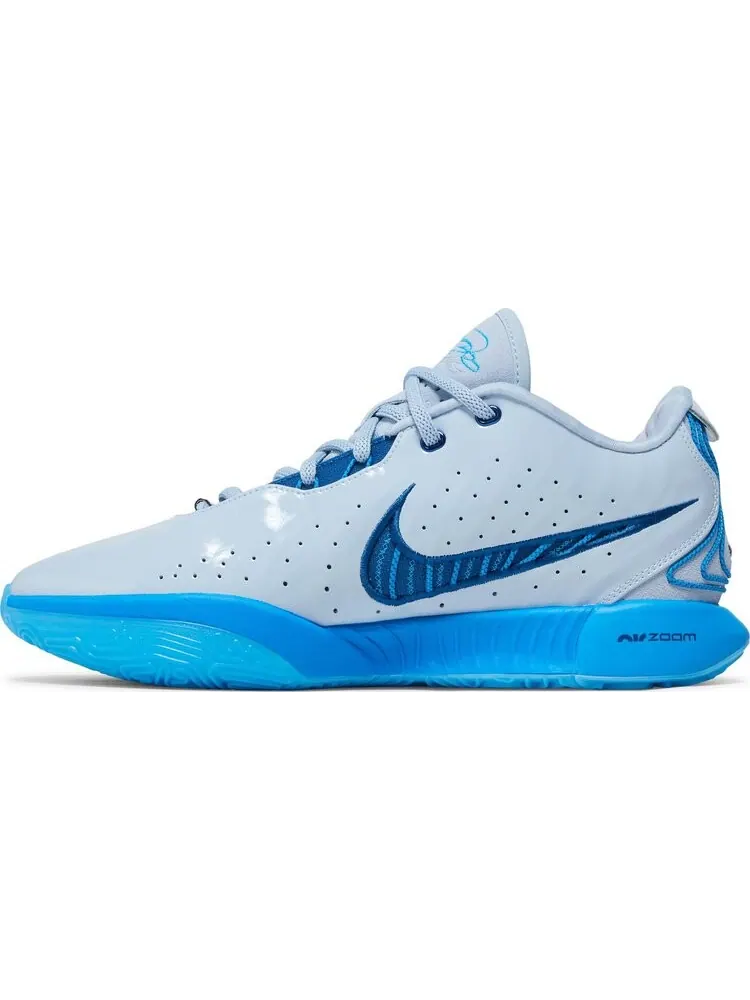 Кроссовки LeBron 21 'Light Armory Blue' — изображение 3 из 4, синий