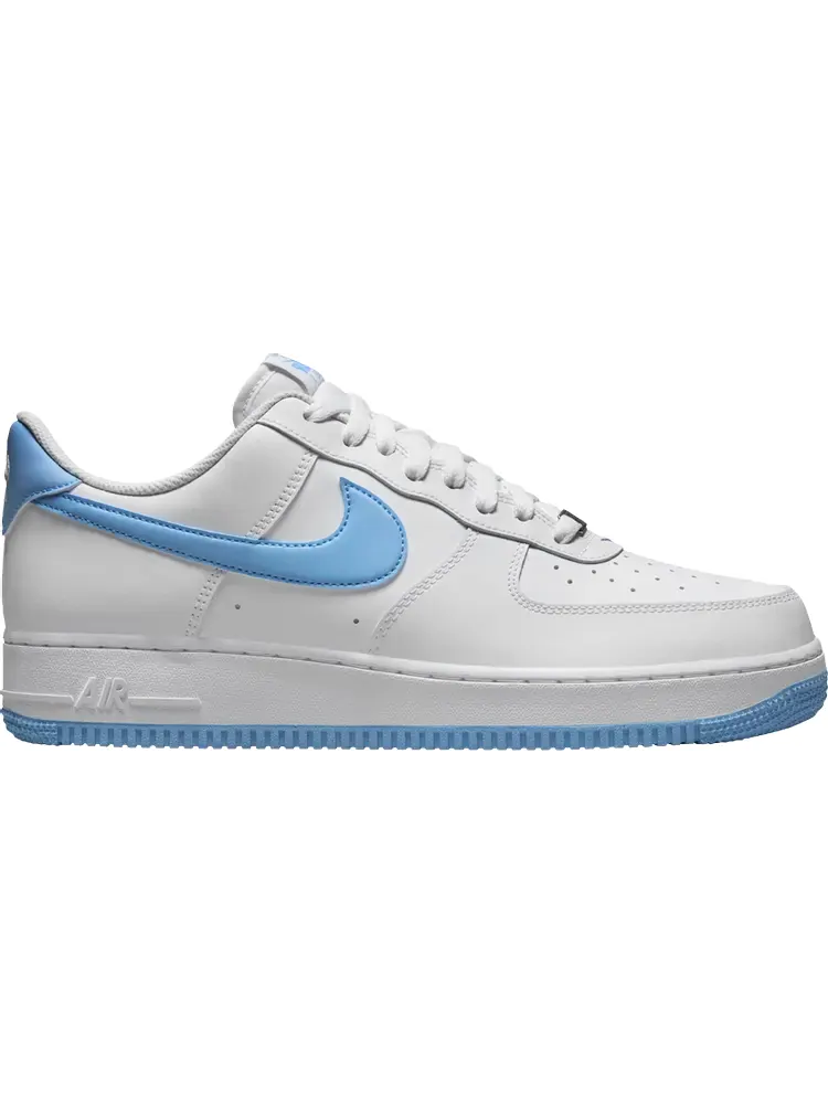 Кроссовки Air Force 1 '07 'White Aquarius Blue' — изображение 1 из 1, белый