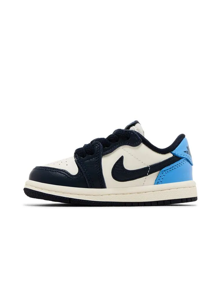 Кроссовки Air Jordan Air Jordan 1 Retro Low OG TD 'Obsidian UNC' — изображение 4 из 9, синий