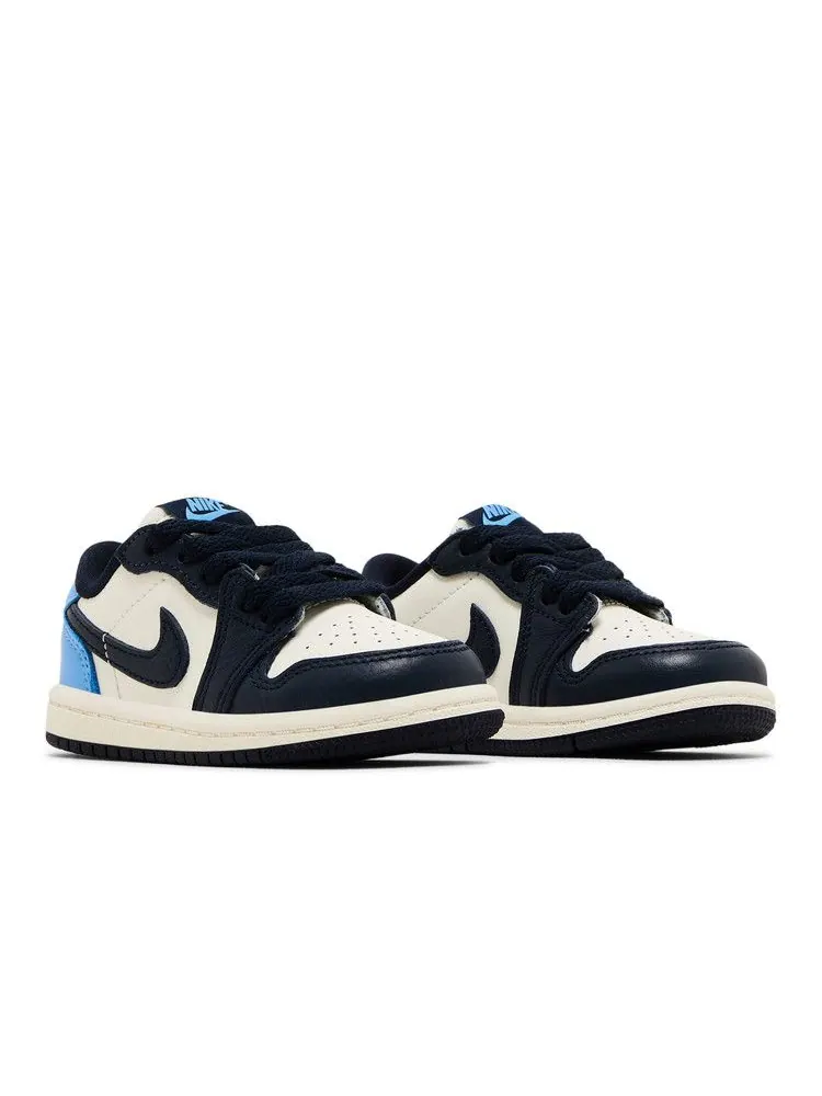 Кроссовки Air Jordan Air Jordan 1 Retro Low OG TD 'Obsidian UNC' — изображение 9 из 9, синий