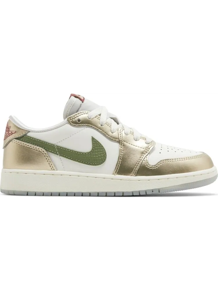 Кроссовки Air Jordan 1 Retro Low OG GS 'Year of the Dragon' — изображение 1 из 4, золото