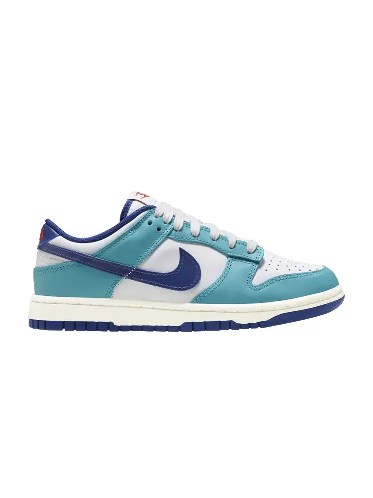 Кроссовки Nike Wmns Dunk Low, Teal Nebula Royal — изображение 1 из 1, бирюзовый