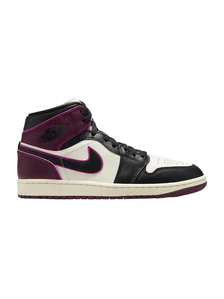 Женские кроссовки Air Jordan 1 Mid SE Bordeaux — изображение 1 из 1, бордо
