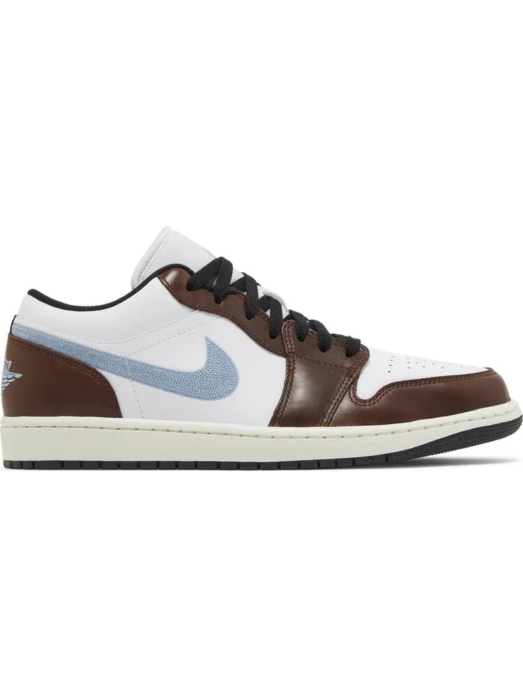 Кроссовки Air Jordan 1 Retro Low SE 'Brown Blue Grey' — изображение 1 из 4, коричневый