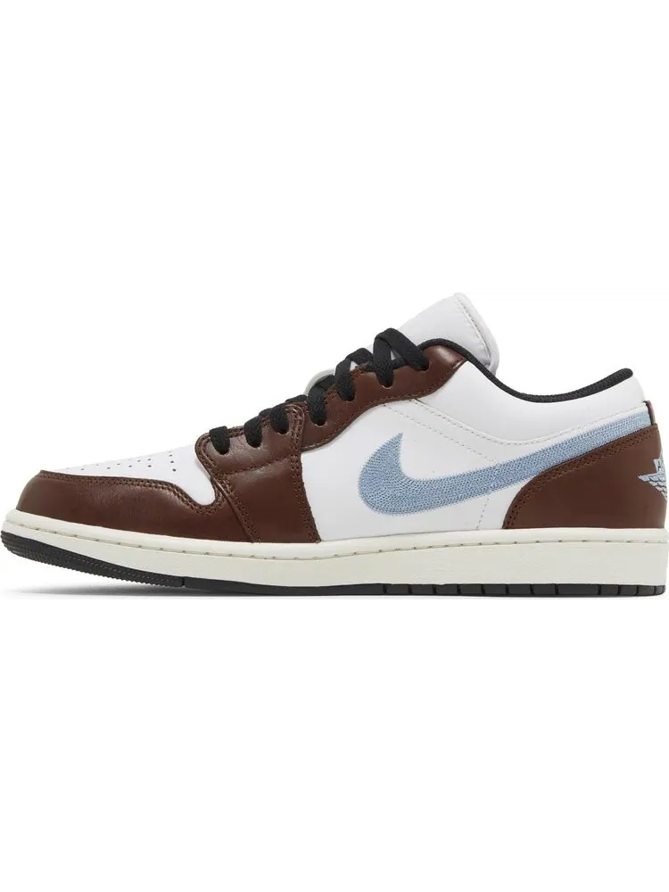 Кроссовки Air Jordan 1 Retro Low SE 'Brown Blue Grey' — изображение 3 из 4, коричневый