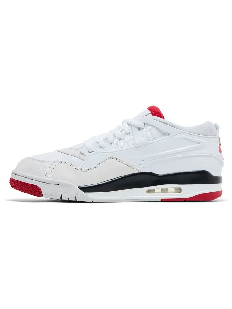 Кроссовки Air Jordan 4 RM 'White Fire Red' — изображение 3 из 8, белый