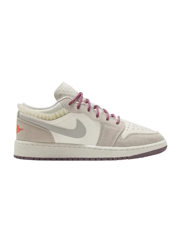 Кроссовки Air Jordan 1 Low GS Sail Violet Dust — изображение 1 из 1, фиолетовый
