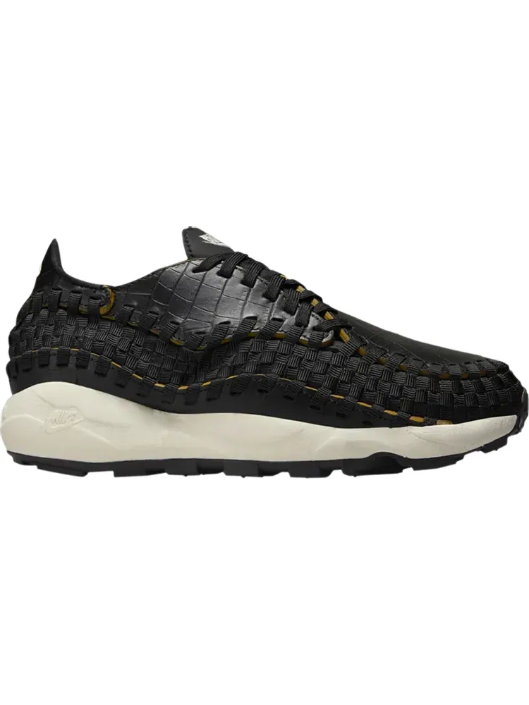 Кроссовки Wmns Air Footscape Woven 'Black Croc' — изображение 1 из 1, черный