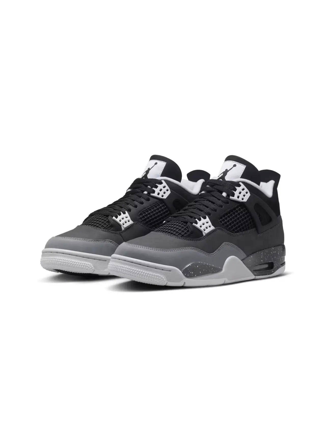 Кроссовки Air Jordan 4 Retro Fear — изображение 2 из 7, черный/фиолетовый