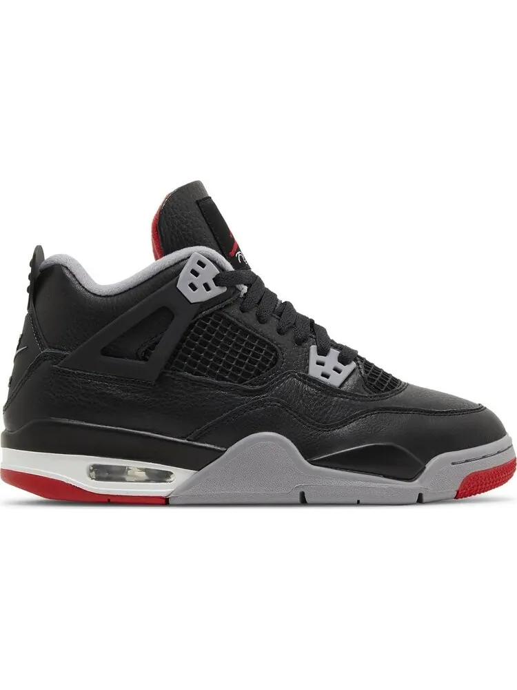 Кроссовки Air Jordan 4 Retro GS 'Bred Reimagined' — изображение 1 из 4, черный
