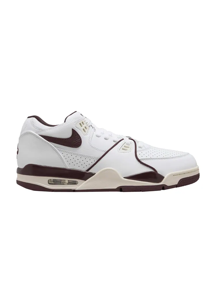 Кроссовки Nike Air Flight 89 Low 'Burgundy Crush' — изображение 1 из 1, белый/бордовый