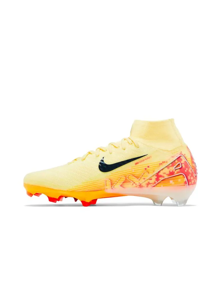 Кроссовки Kylian Mbappé x Zoom Mercurial Superfly 10 Elite FG 'Light Laser Orange' — изображение 3 из 8, светлый оранжевый