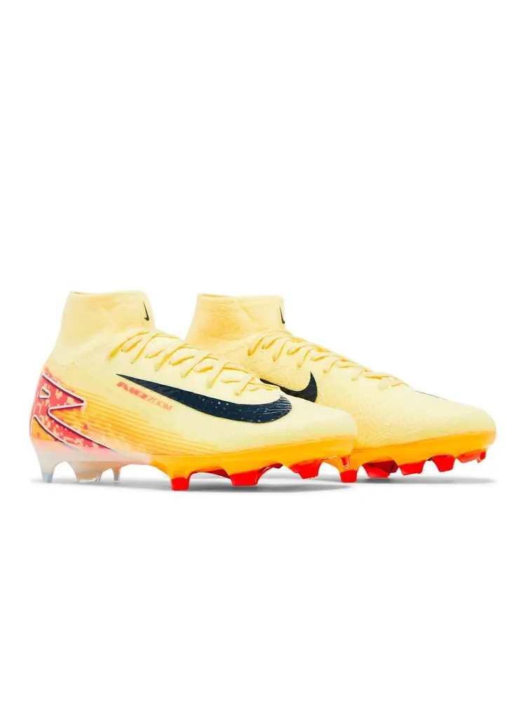 Кроссовки Kylian Mbappé x Zoom Mercurial Superfly 10 Elite FG 'Light Laser Orange' — изображение 8 из 8, светлый оранжевый