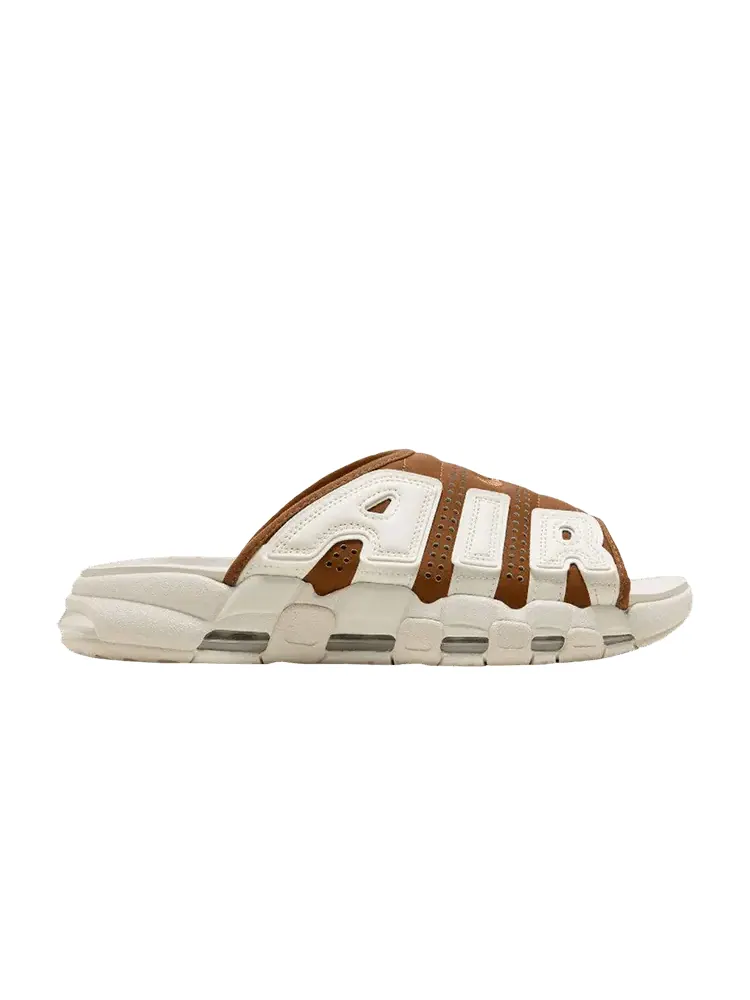 Шлепанцы Air More Uptempo Slide 'Light British Tan' — изображение 1 из 1, светлый бежевый