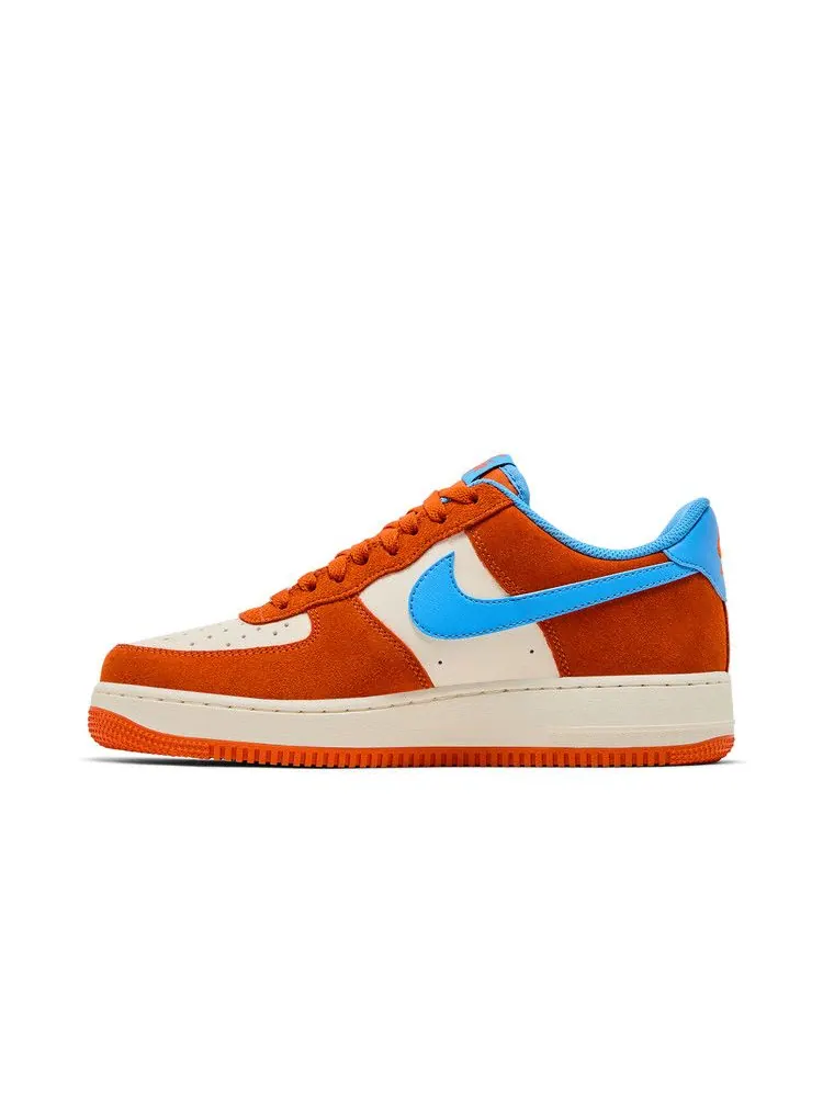 Кроссовки Nike Air Force 1 '07 LV8 'Safety Orange University Blue' — изображение 4 из 9, оранжевый/синий