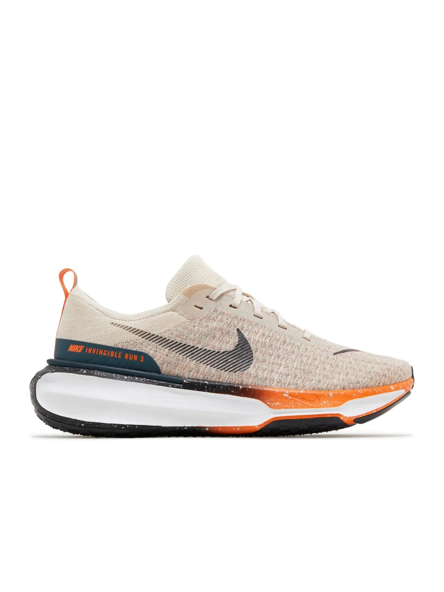 Кроссовки Nike Zoomx Invincible Run Flyknit 3 'Oatmeal Safety Orange' — изображение 1 из 4, бежевый
