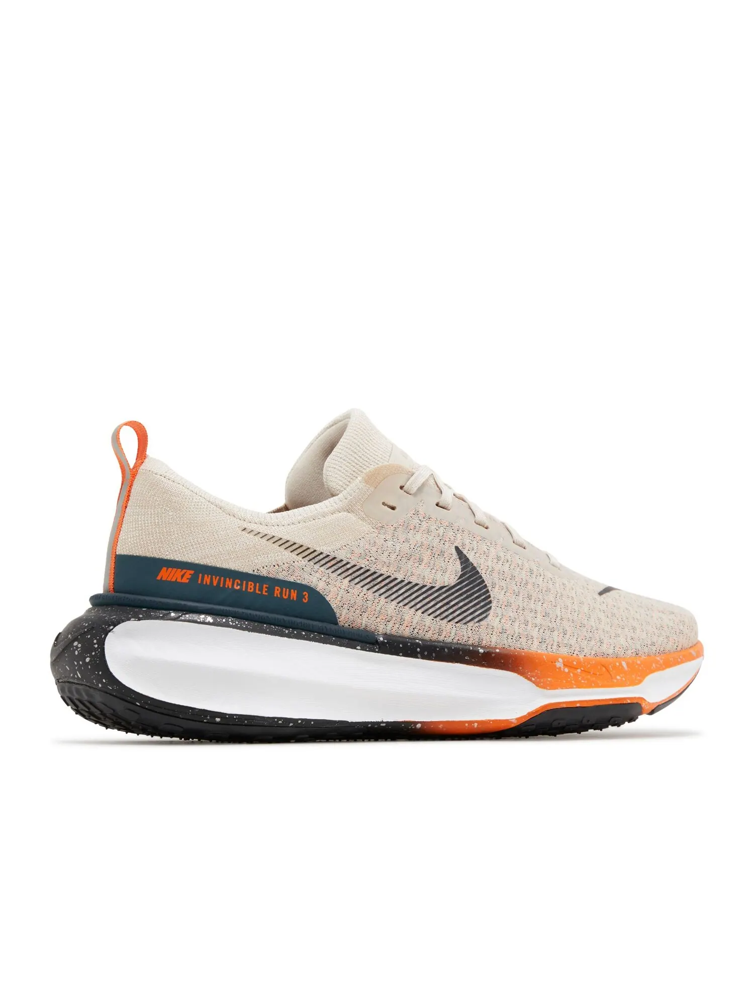 Кроссовки Nike Zoomx Invincible Run Flyknit 3 'Oatmeal Safety Orange' — изображение 3 из 4, бежевый