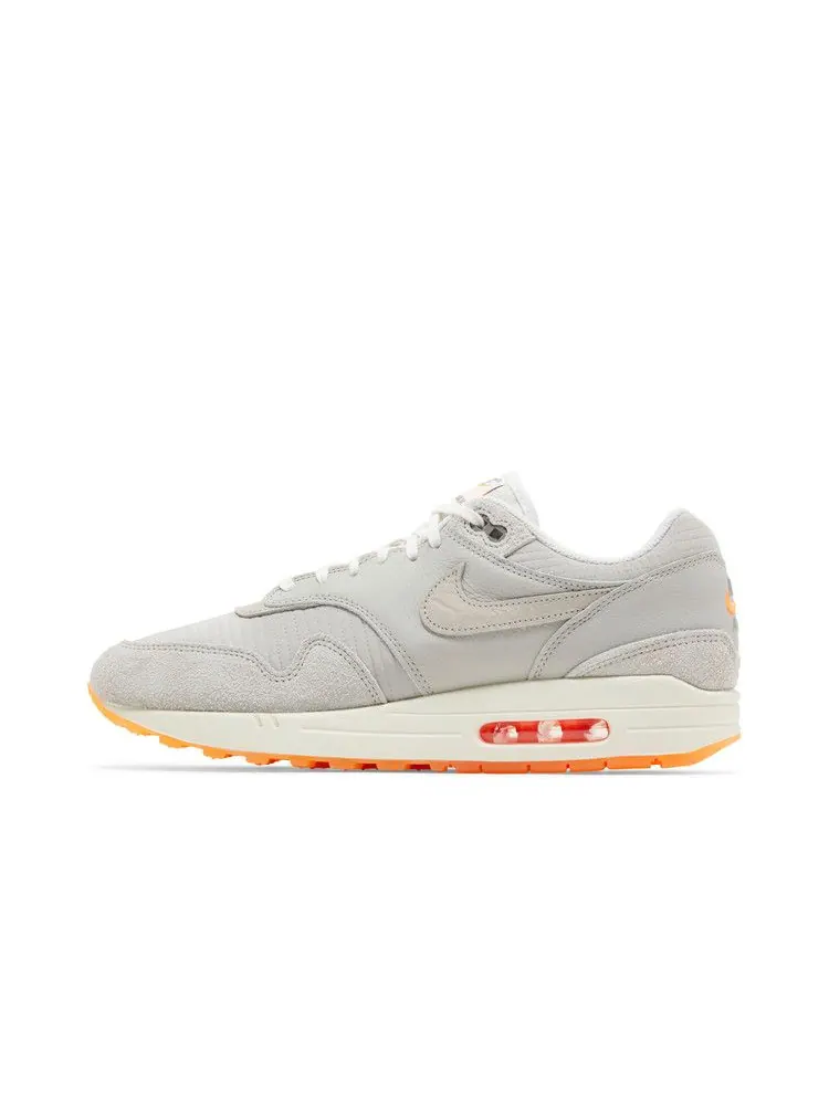 Кроссовки Nike Air Max 1 'Iron Ore Total Orange' — изображение 4 из 9, светлый/оранжевый//белый