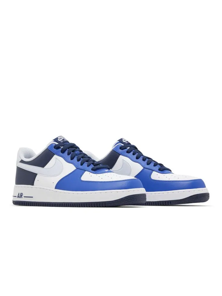 Кроссовки Nike Air Force 1 '07 LV8 'Game Royal Navy' — изображение 9 из 9, белый/серый//темно-синий