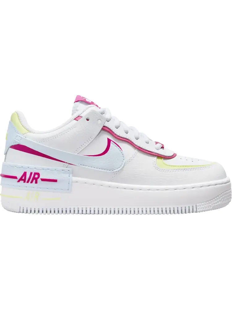 Кроссовки Wmns Air Force 1 Shadow 'White Blue Tint Fireberry' — изображение 1 из 1, белый