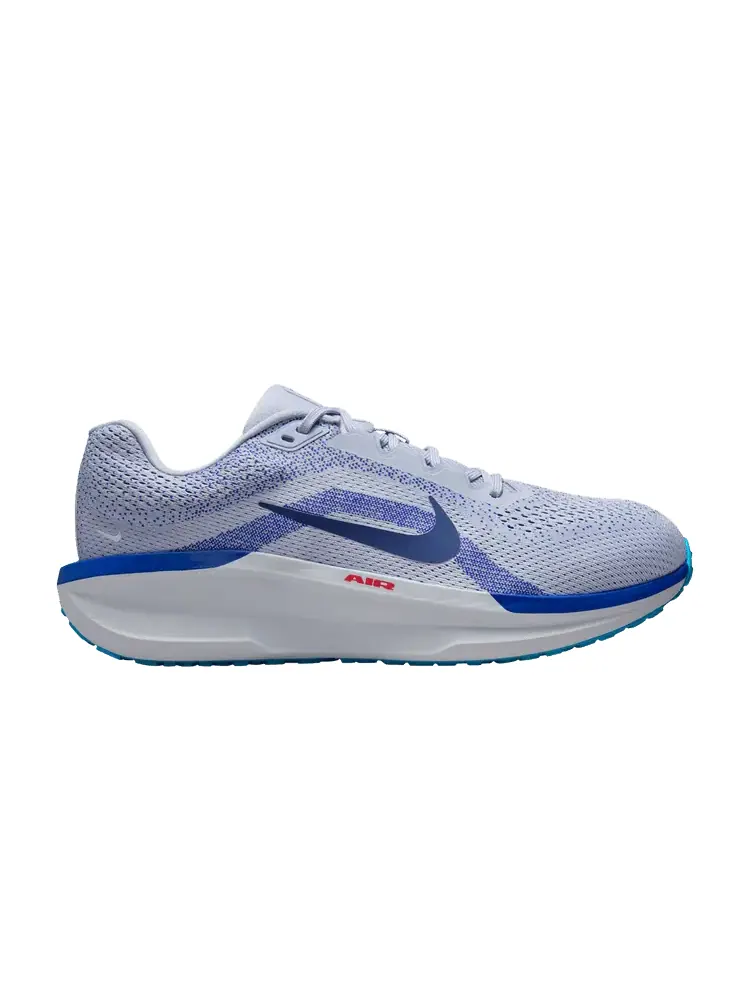 Кроссовки Nike Air Winflo 11 Extra Wide 'Ghost Blue Void' — изображение 1 из 1, серый/глубокий/синий