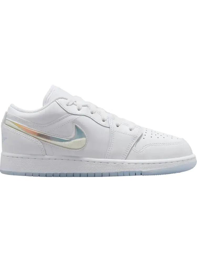 Кроссовки Air Jordan 1 Low SE GS 'Glitter Swoosh' — изображение 1 из 1, синий