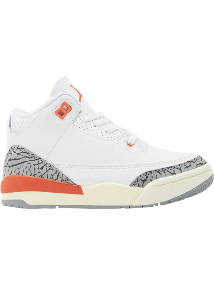 Кроссовки Air Jordan 3 Retro TD 'Georgia Peach' — изображение 1 из 1, белый