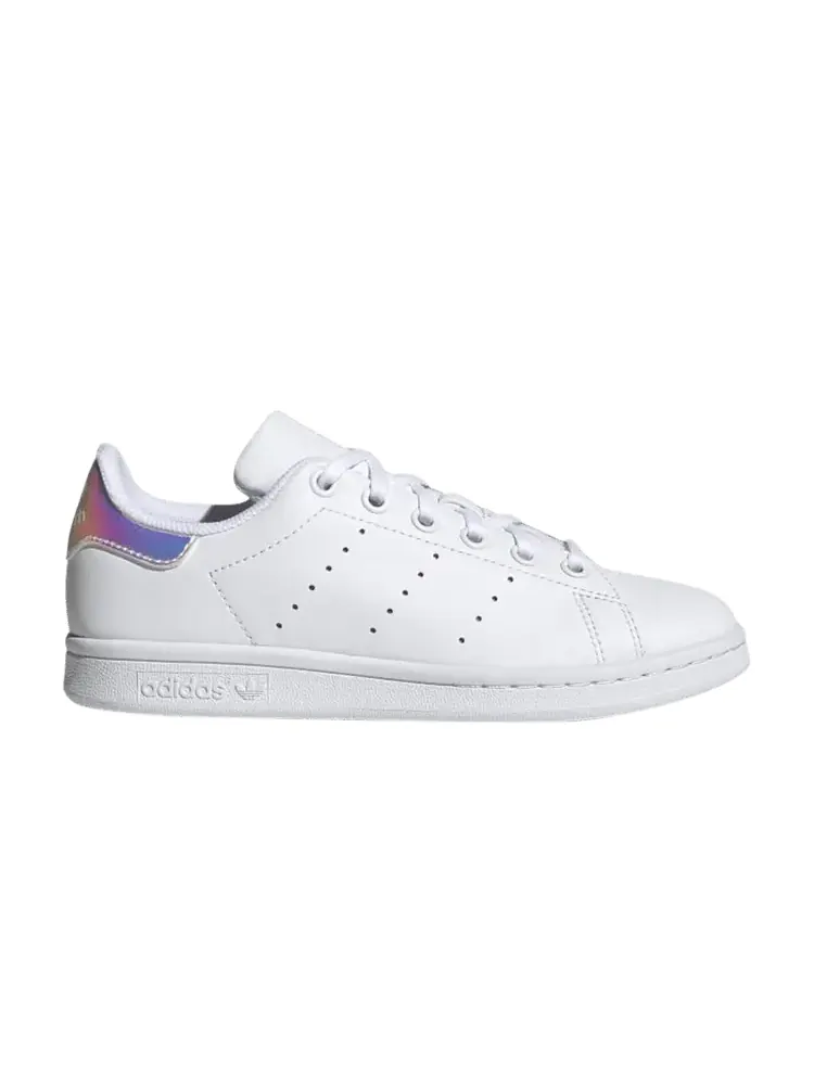 Кроссовки adidas Stan Smith J 'White Iridescent' — изображение 1 из 1, белый/белый/черный