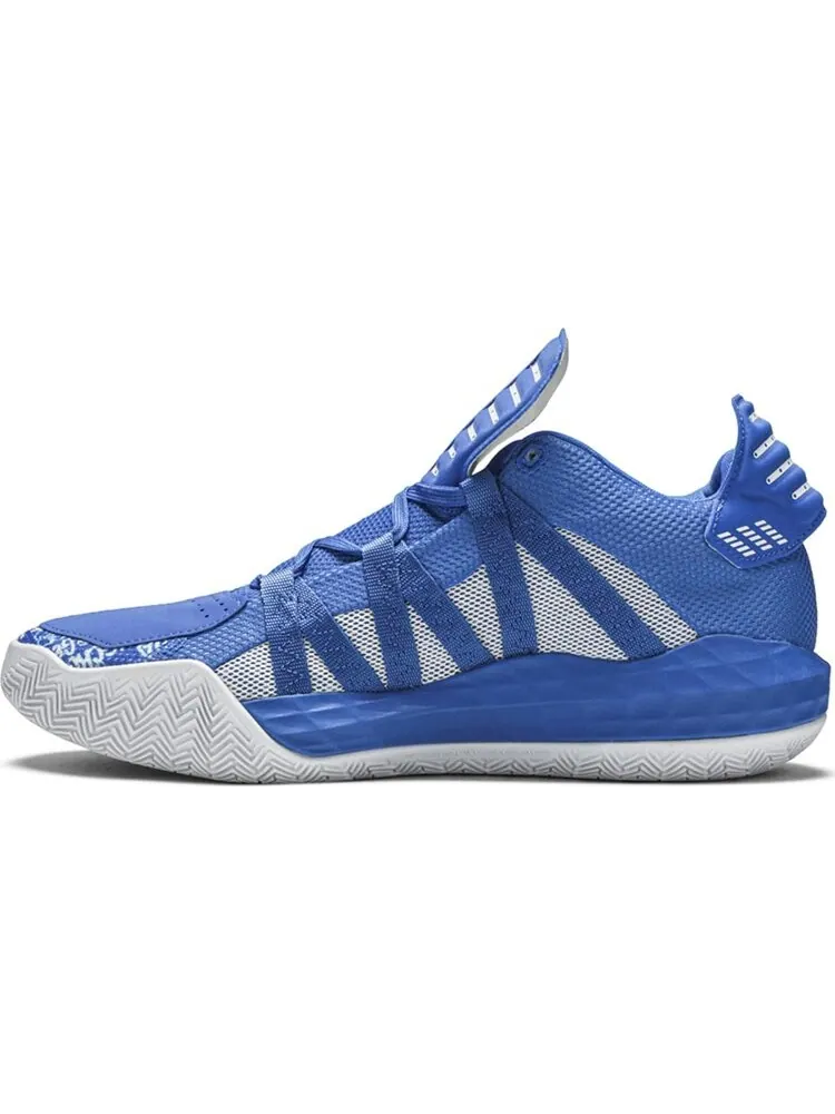 Кроссовки Adidas Dame 6 'Glow Blue' — изображение 3 из 8, синий