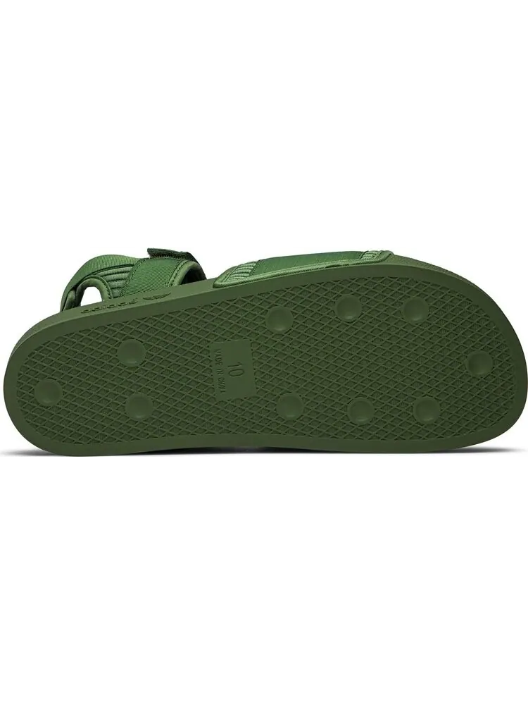 Сандалии Adidas Pharrell x Adilette 2.0 Sandal 'Tribe Green' — изображение 4 из 8, зеленый