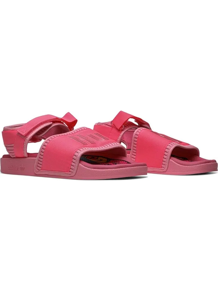 Сандалии Adidas Pharrell x Adilette 2.0 Sandal 'Hyper Pop' — изображение 8 из 8, розовый