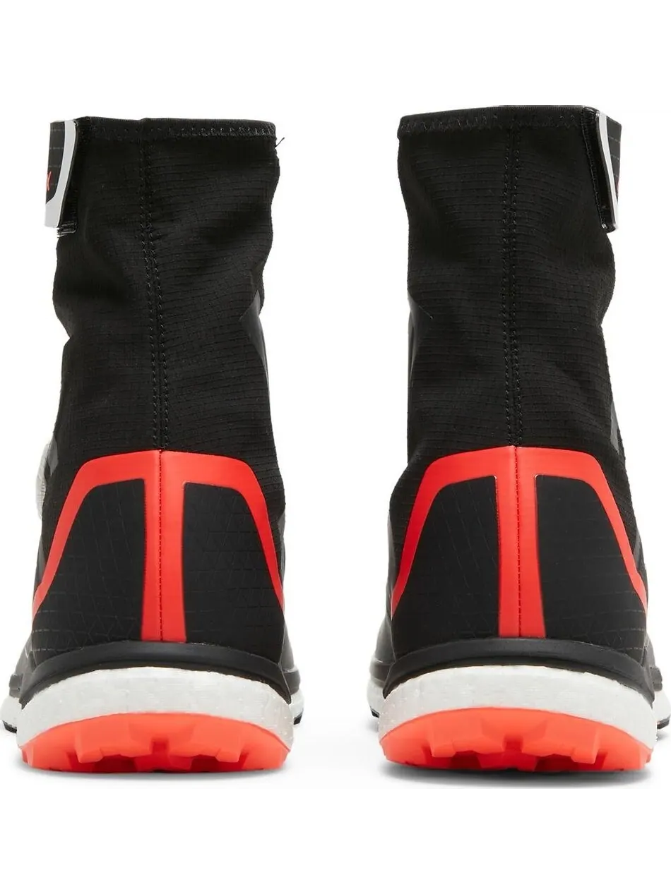 Кроссовки Adidas Terrex Agravic Tech Pro Trail Black Solar Red — изображение 4 из 5, черный/красный/белый