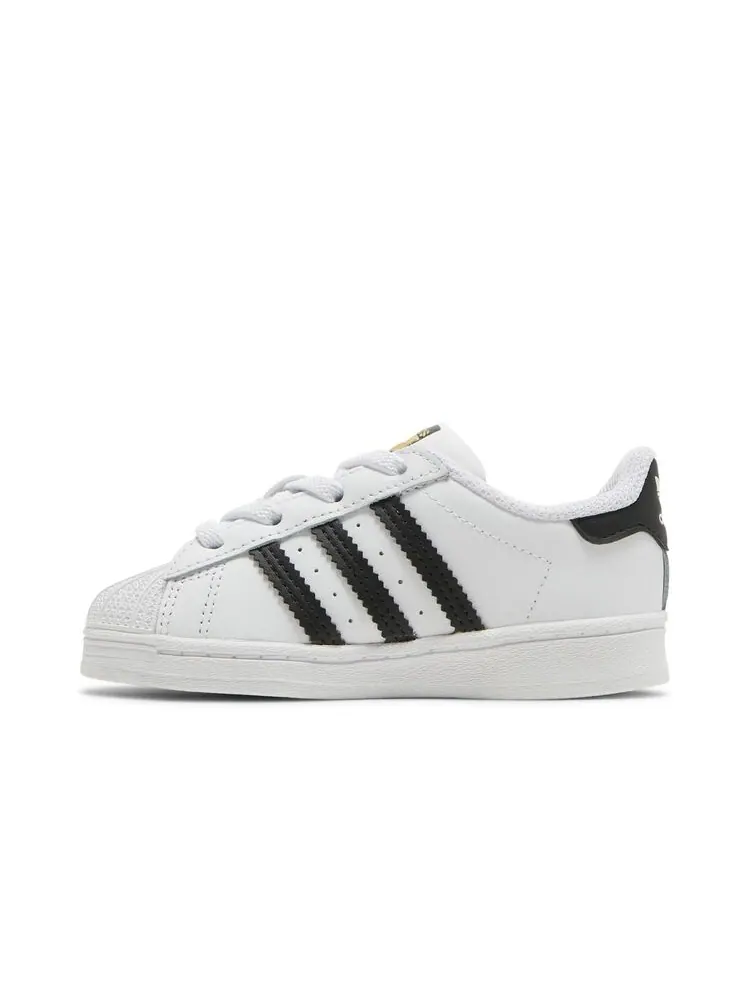 Кроссовки adidas Superstar Infant White Black — изображение 3 из 6, белый черный