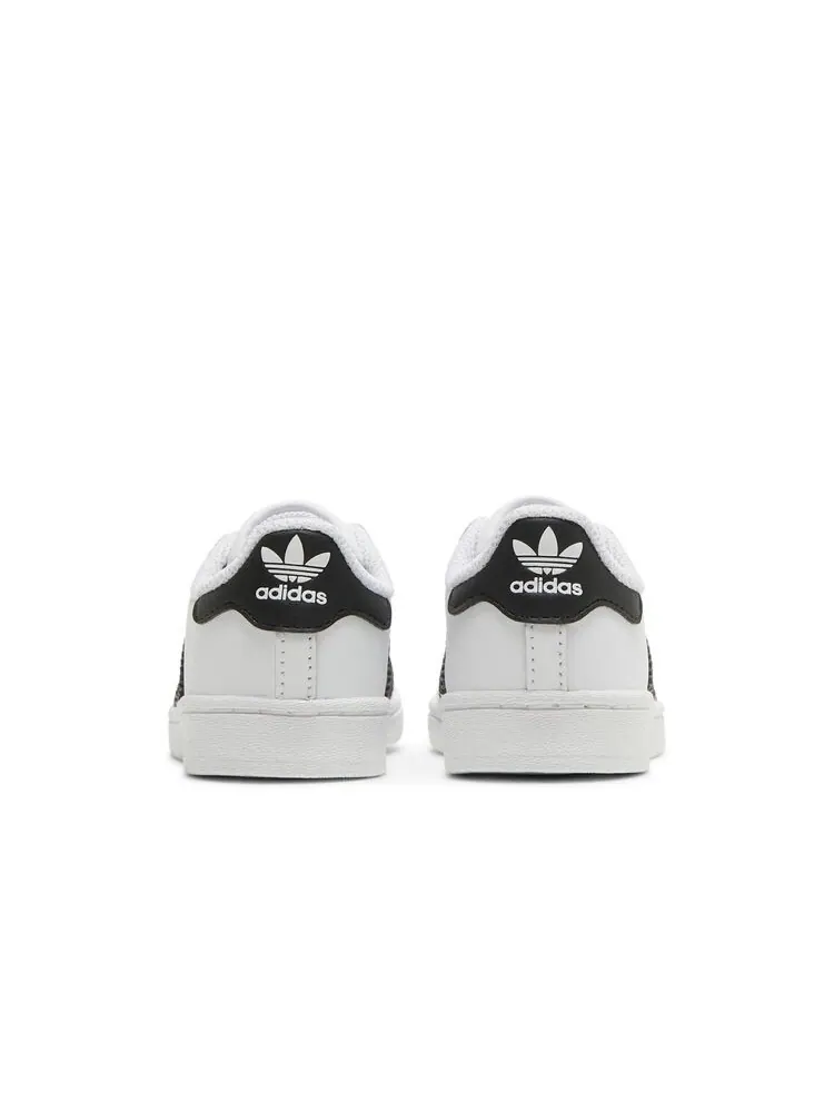 Кроссовки adidas Superstar Infant White Black — изображение 6 из 6, белый черный