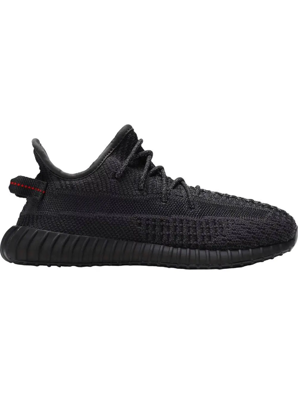 Кроссовки Yeezy Boost 350 V2 Kids Black Non-Reflective — изображение 1 из 7, черный