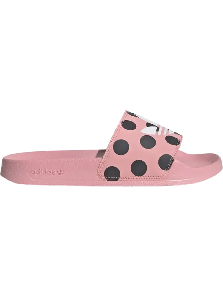 Сандалии Adidas Wmns Adilette Lite Slides 'Trefoil Logo - Polka Dot Pink' — изображение 1 из 1, розовый