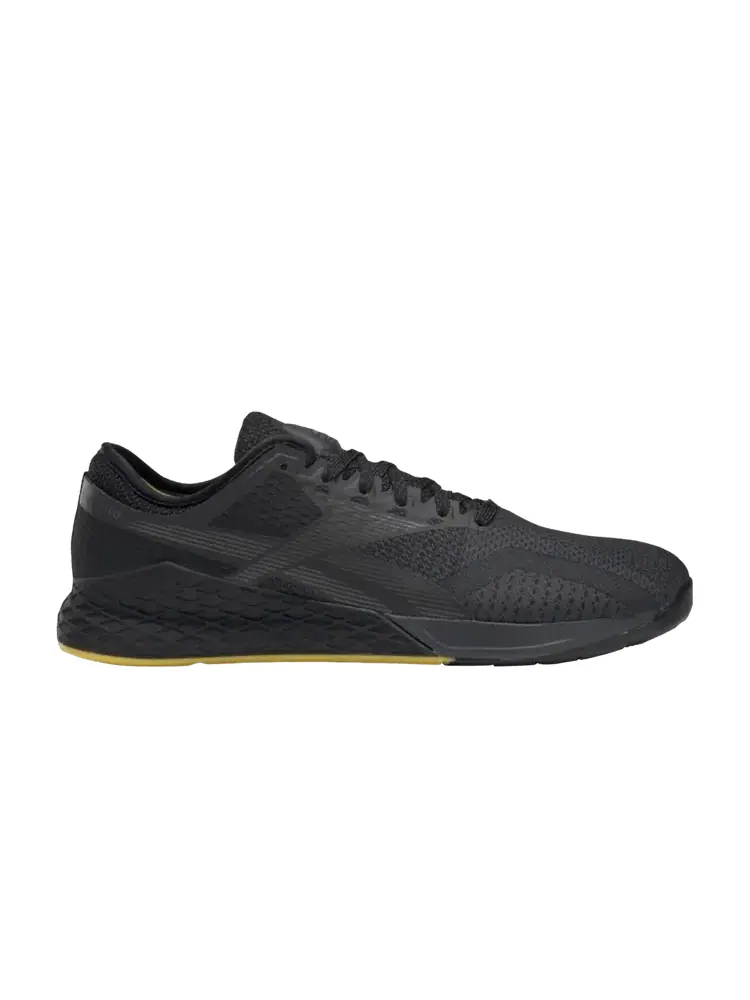 Кроссовки Reebok Nano 9 'Black Toxic Yellow' — изображение 1 из 1, черный/серый/желтый