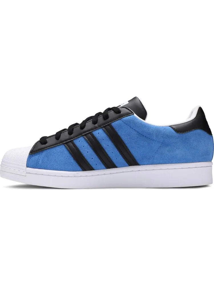 Кроссовки Adidas Superstar 'Blue Core Black' — изображение 3 из 8, синий