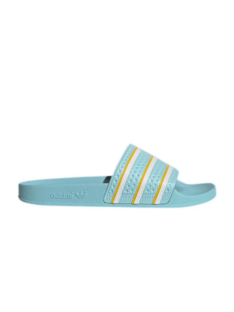 Сандалии adidas Adilette Slides 'Blue Zest' — изображение 1 из 1, синий/белый