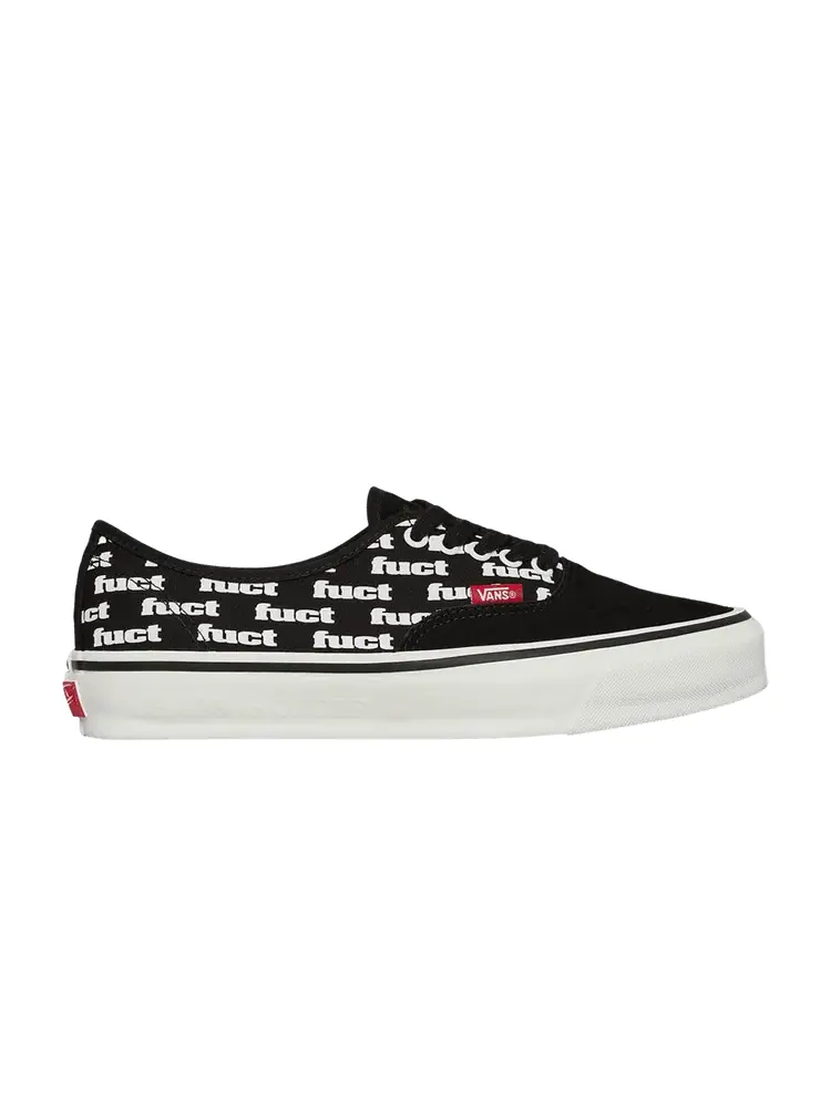 Кроссовки Vans FUCT x Slam Jam x Authentic Reissue 44 LX 'Black Marshmallow' — изображение 1 из 1, черный